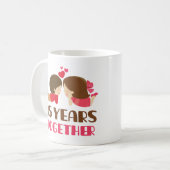 第35彼女のための記念日のギフト コーヒーマグカップ (正面左)