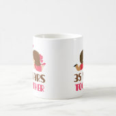 第35彼女のための記念日のギフト コーヒーマグカップ (中央)