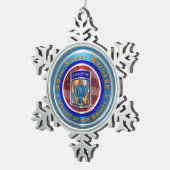 第35旅団 スノーフレークピューターオーナメント (右)