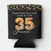 第35期クラス懇親会ブラックオレンジバルーン紙吹雪 缶クーラー (裏面)