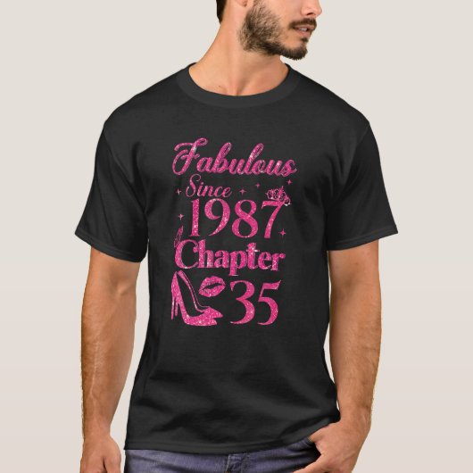 第35章1987年35誕生日 Tシャツ (正面)