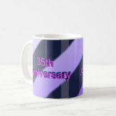 第35結婚記念日のギフト コーヒーマグカップ (正面左)