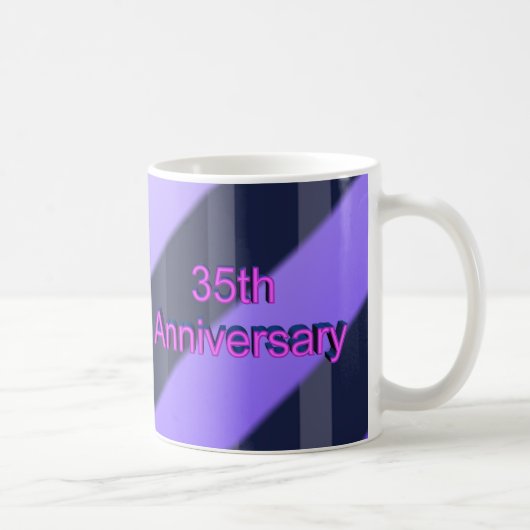 第35結婚記念日のギフト コーヒーマグカップ (右)