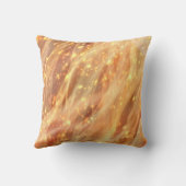 第35結婚記念日の金ゴールドのパーティーライト クッション (裏面)