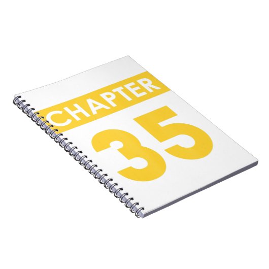 第35誕生日ギフト第35章ハッピー日おもしろいID ノートブック (右側)