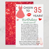 第35誕生日語検索ゲーム (正面/裏面)