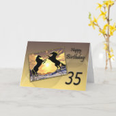 第35誕生日飼育馬カード カード (黄色い花)