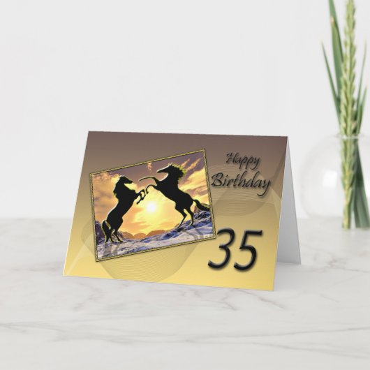 第35誕生日飼育馬カード カード (正面)