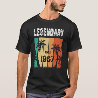 第35誕生日1987年誕生日 Tシャツ
