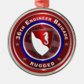第36期工兵旅団クリスマス メタルオーナメント (正面)