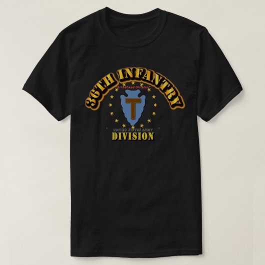 第36期歩兵師団(矢じり)課 Tシャツ (デザイン正面)