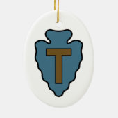 第36歩兵師団バッジ セラミックオーナメント (裏面)