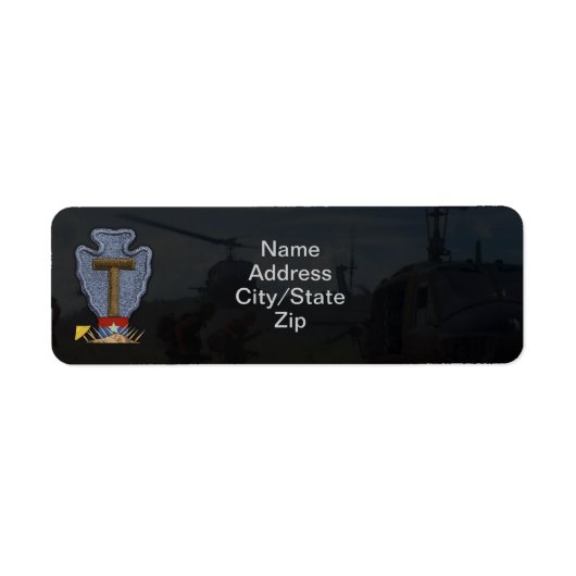 第36歩兵師団ベトナム戦争パッチ ラベル (正面)