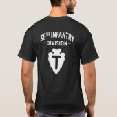 第36歩兵師団（白） Tシャツ (裏面)