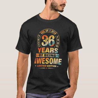 第36誕生日ギフト36歳素晴らしVint Tシャツ