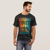 第36誕生日1987年2月36歳 Tシャツ (正面フル)