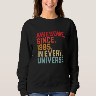 第37誕生日1985素晴らし全宇宙37Ye スウェットシャツ