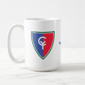 第38歩兵師団州統一された軍隊 コーヒーマグカップ (左)