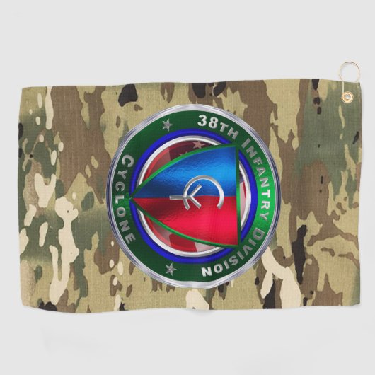 第38歩兵師団 ゴルフタオル (横)