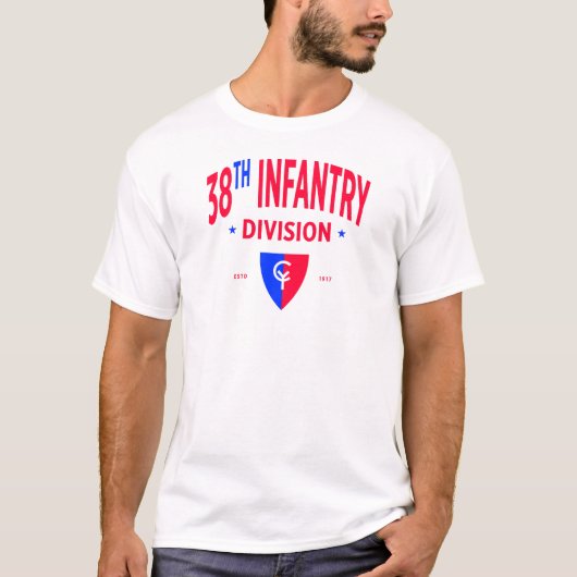 第38歩兵師団 – 米国軍隊 Tシャツ (正面)
