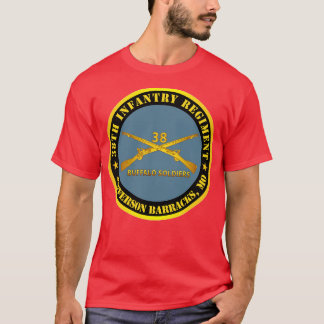 第38歩兵連隊バッファロー兵士ジェファーソン Tシャツ