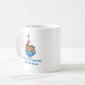 第38結婚記念日のやじり声のためのギフト コーヒーマグカップ (正面左)