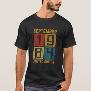 第38誕生日1984年9生まれ月38年Yrs O Tシャツ