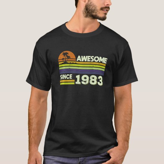 第39誕生日女子素晴らし1983年39年 Tシャツ (正面)