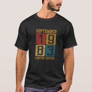 第39誕生日1983年9生まれ月39年Yrs O Tシャツ
