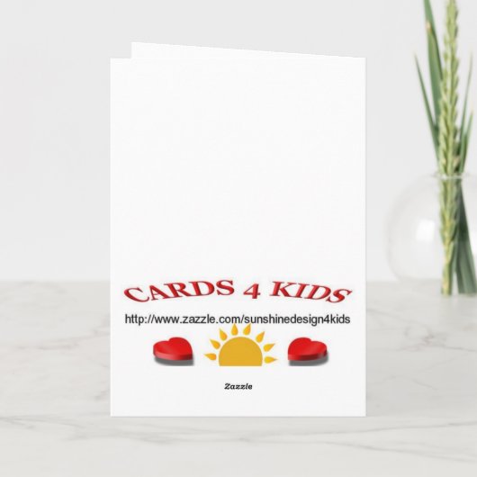 第3。 誕生日 カード (裏面)