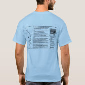 第3 AVEの指針メンズTシャツ Tシャツ (裏面)