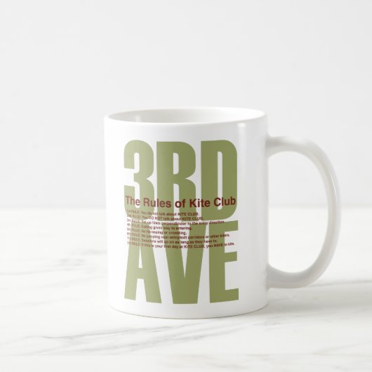第3 Ave凧クラブマグ コーヒーマグカップ (右)