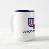 第3 Bn.の187th歩兵は襲います ツートーンマグカップ (正面左)