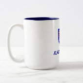 第3 Bn.の187th歩兵は襲います ツートーンマグカップ (左)