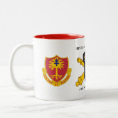 第3 BN.の320TH野戦砲兵の101ST空輸のマグ ツートーンマグカップ (左)