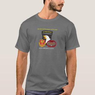 第3 BN.の320TH野戦砲兵の101ST空輸のワイシャツ Tシャツ