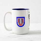 第3 Bn (Abn)第187歩兵マグ ツートーンマグカップ (左)