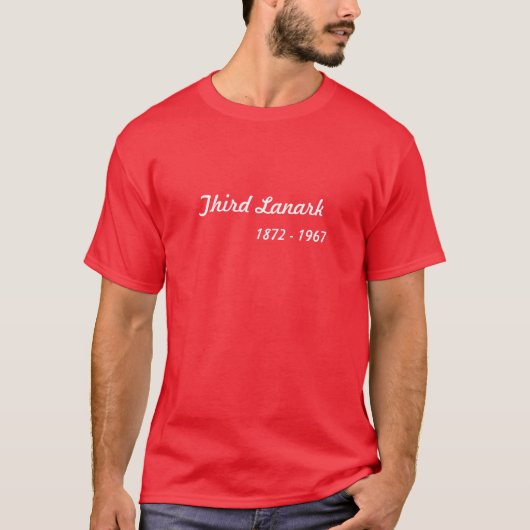 第3 Lanark、1872年- 1967年 Tシャツ (正面)