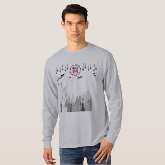 第4のスパークルグレー Tシャツ