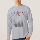 第4のスパークルグレー Tシャツ (正面)