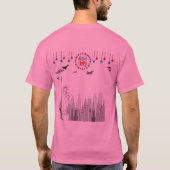 第4のスパークルピンク Tシャツ (裏面)