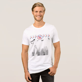 第4のスパークル ホワイト トライブレンドＴシャツ
