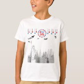 第4のスパークル ホワイト Tシャツ (正面)