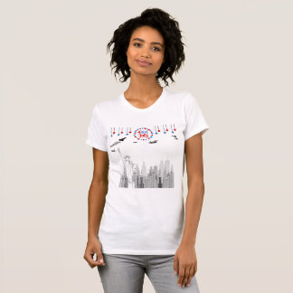第4のスパークル ホワイト Tシャツ