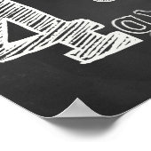 第4グレード標識 – 黒板 ポスター (角)