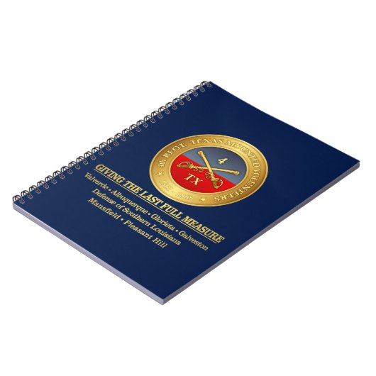 第4テキサス州騎兵団 ノートブック (左側)