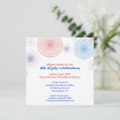 第4パーティーの花火 招待状 (スタンド正面)