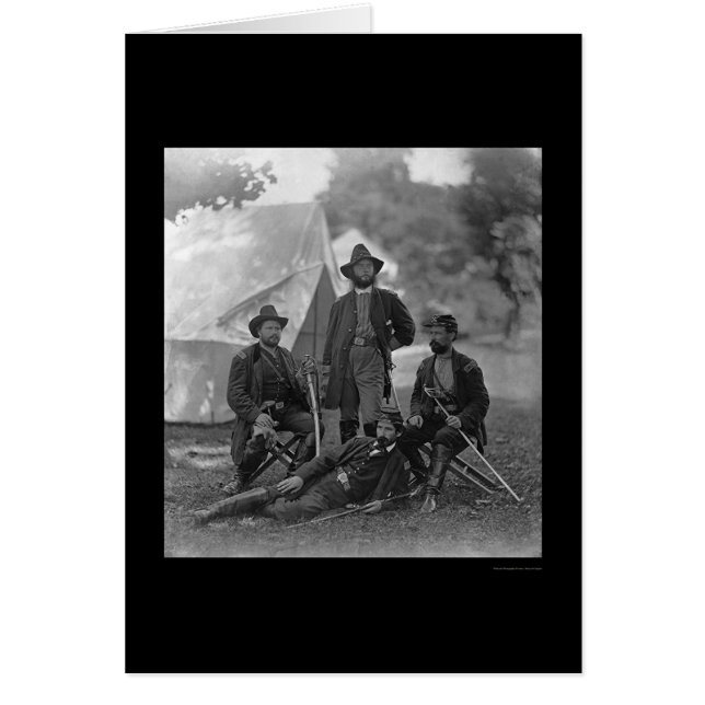 第4ペンシルバニアの騎兵隊は1862年を統率します (正面)