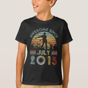 第4ボスのような誕生日の男の子の7月2015日のフロス Tシャツ