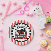 第4ボーリングスポーツ誕生日紙プレート ペーパープレート (パーティー)